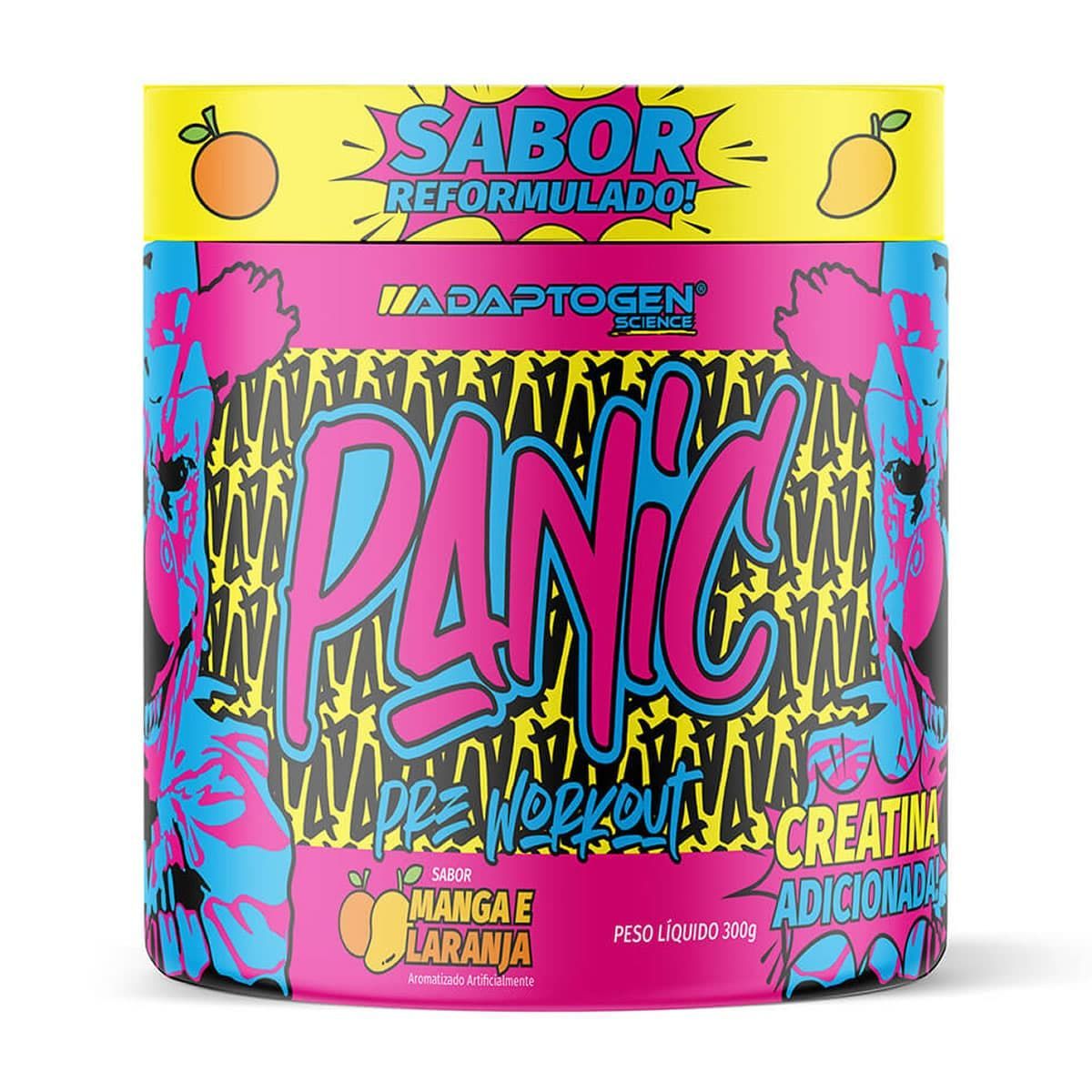 Panic Pr�-Treino - 300g Manga Com Laranja - Adaptogen