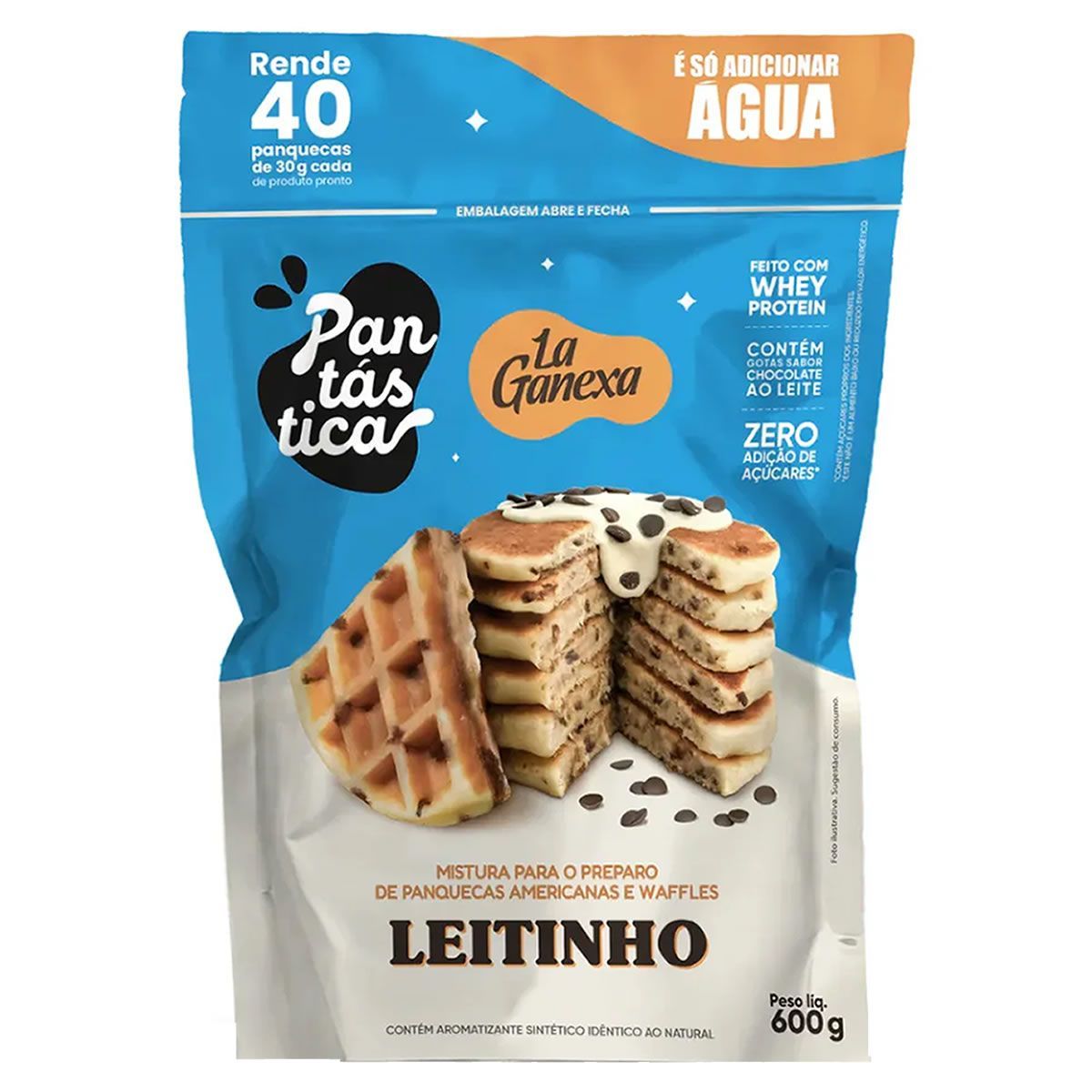 Pant�stica Panqueca Protein - 600g Leitinho  - La Ganexa