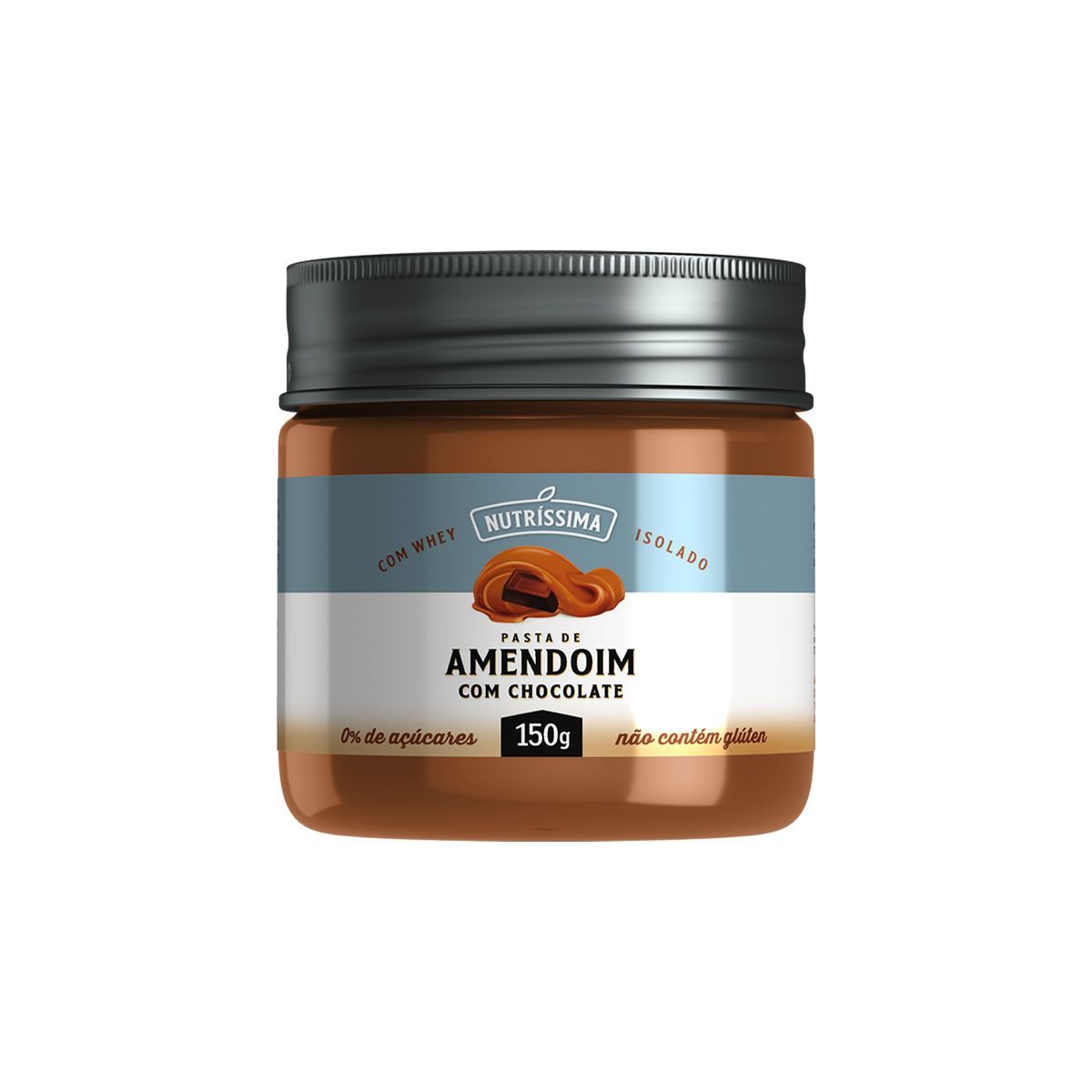 Pasta Amendoim - 150g Chocolate Vegano - Nutr�ssima