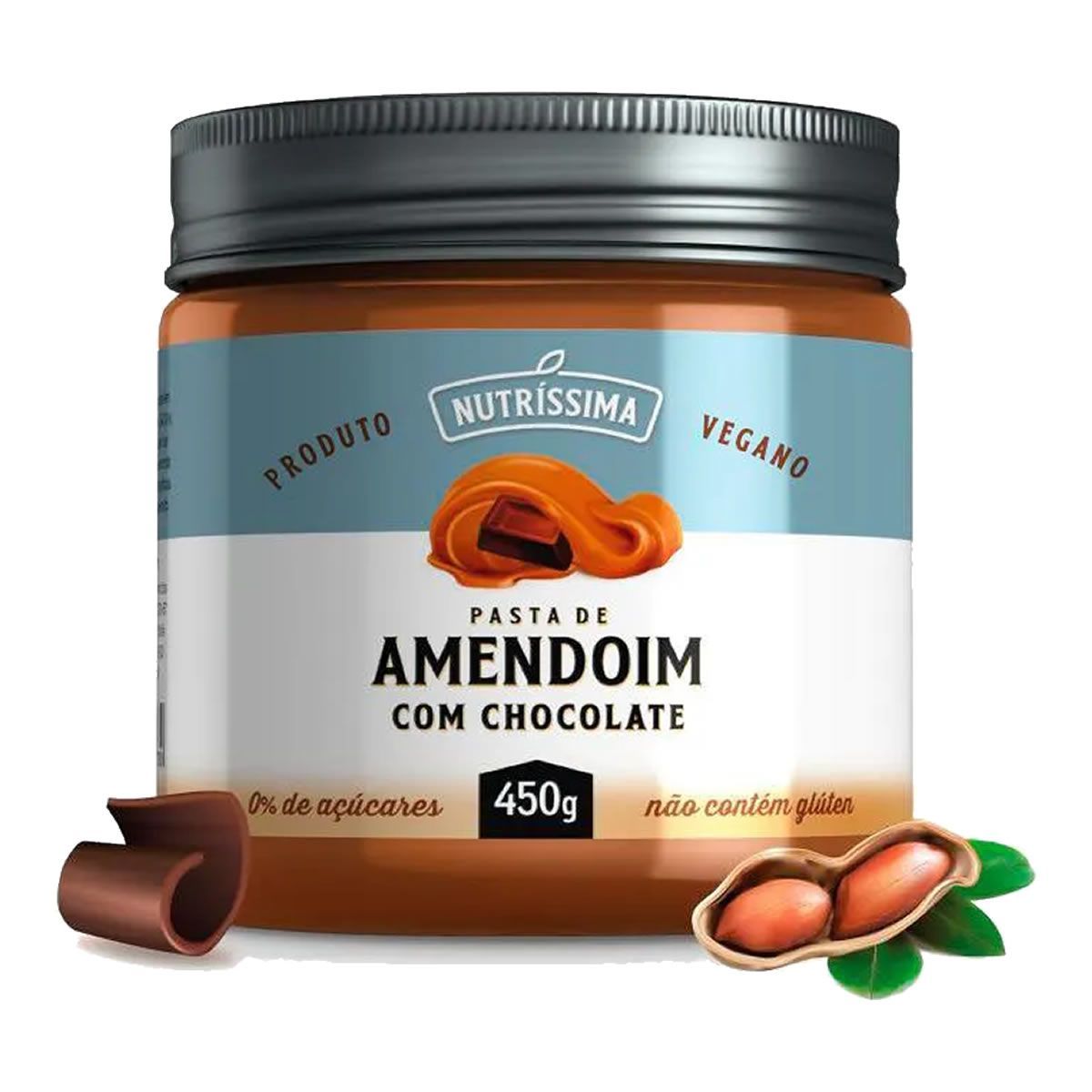 Pasta Amendoim - 450g Chocolate Vegano - Nutr�ssima