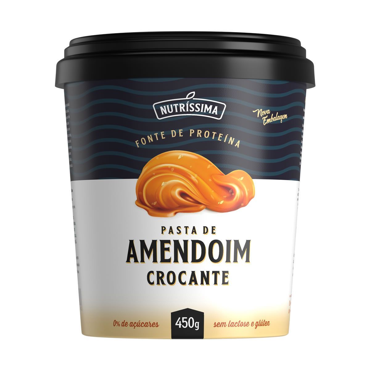 Pasta Amendoim Integral - 450g Crocante - Nutr�ssima*** Data Venc. 10/11/2023