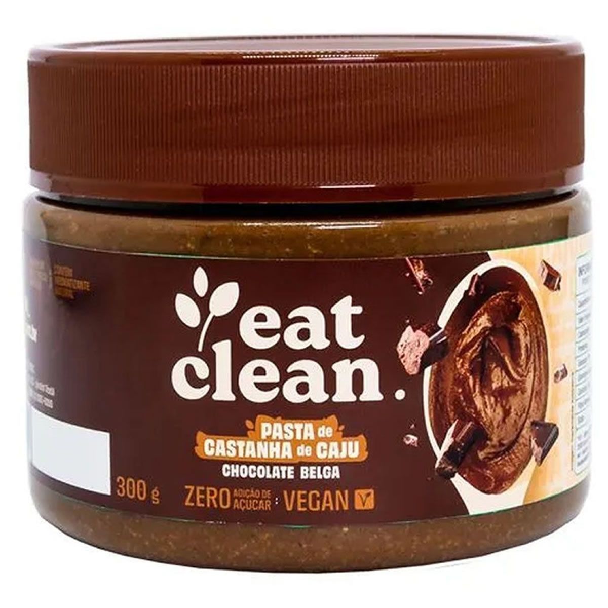 Pasta Castanha de Caju - 300g Chocolate Belga - Eat Clean
