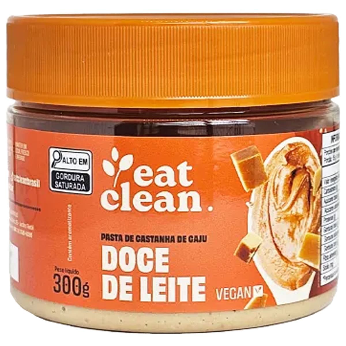 Pasta Castanha de Caju - 300g Doce de Leite - Eat Clean*** Data Venc. 24/02/2025