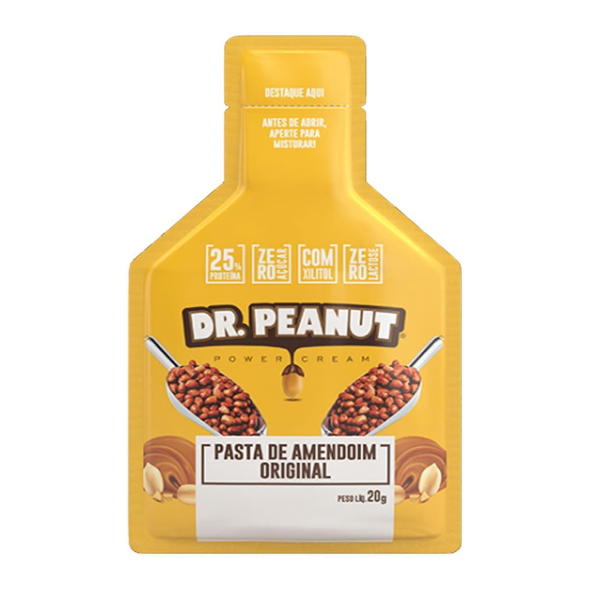Pasta de Amendoim - 1 Sach� 20g Original - Dr. Peanut*** Data Venc. 30/01/2021