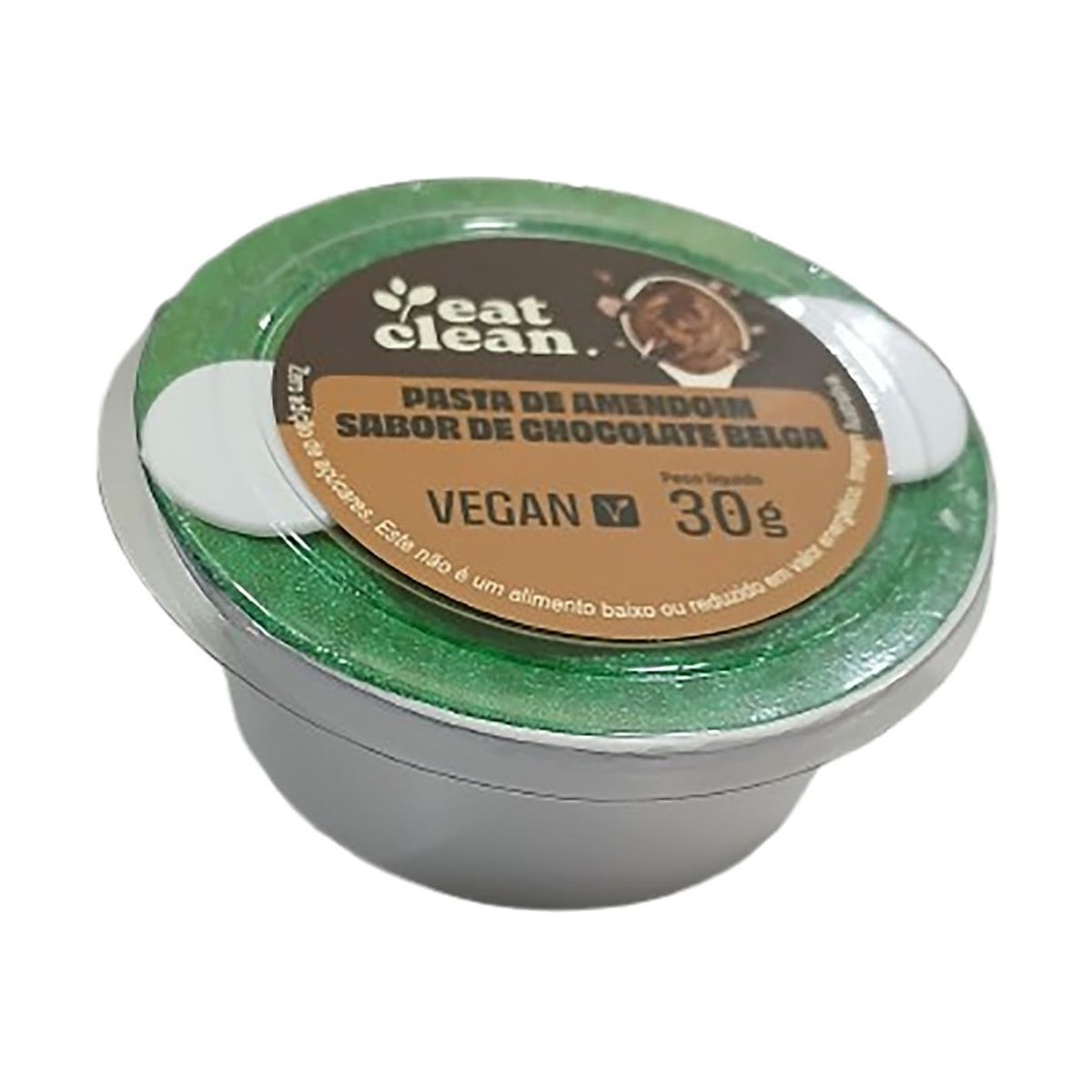 Pasta de Amendoim - 1 Unidade de 30g Chocolate Belga - Eat Clean*** Data Venc. 30/10/2025
