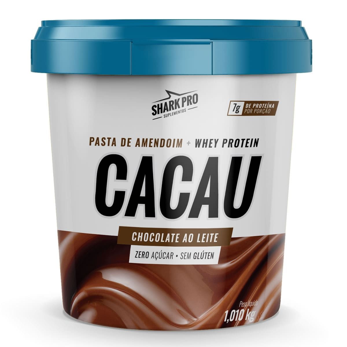 Pasta de Amendoim - 1010g Chocolate ao Leite - Shark Pro