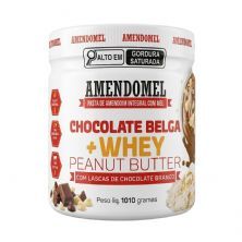 Pasta de amendoim - 1010g Chocolate Belga Whey - AmendoMel