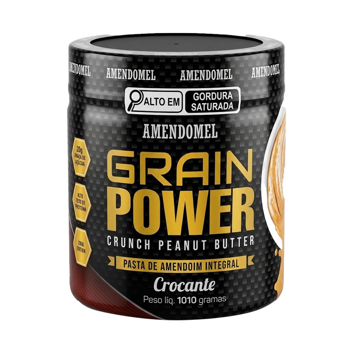 Pasta de Amendoim - 1010g Integral Crocante - AmendoMel