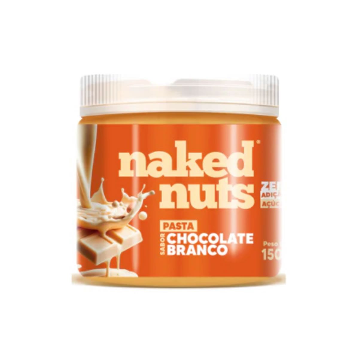 Pasta de Amendoim - 150g Chocolate Branco - Naked Nuts
