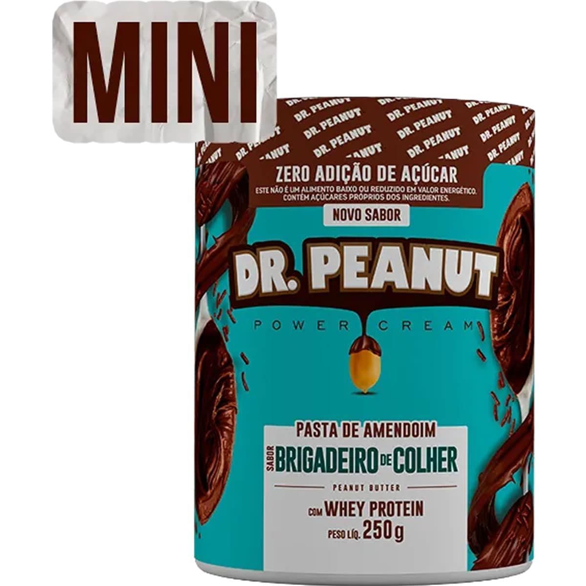 Pasta de Amendoim - 250g Brigadeiro de Colher com Whey - Dr. Peanut*** Data Venc. 30/11/2023