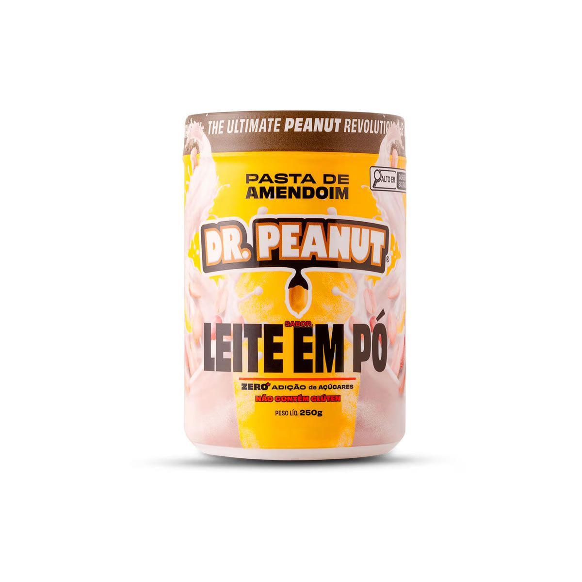 Pasta de Amendoim - 250g Leite em P� com Whey  - Dr. Peanut