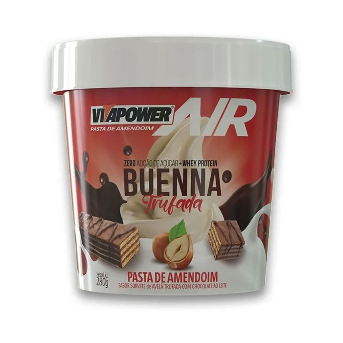 Pasta de Amendoim - 280g Buenna Trufada - VitaPower Air
