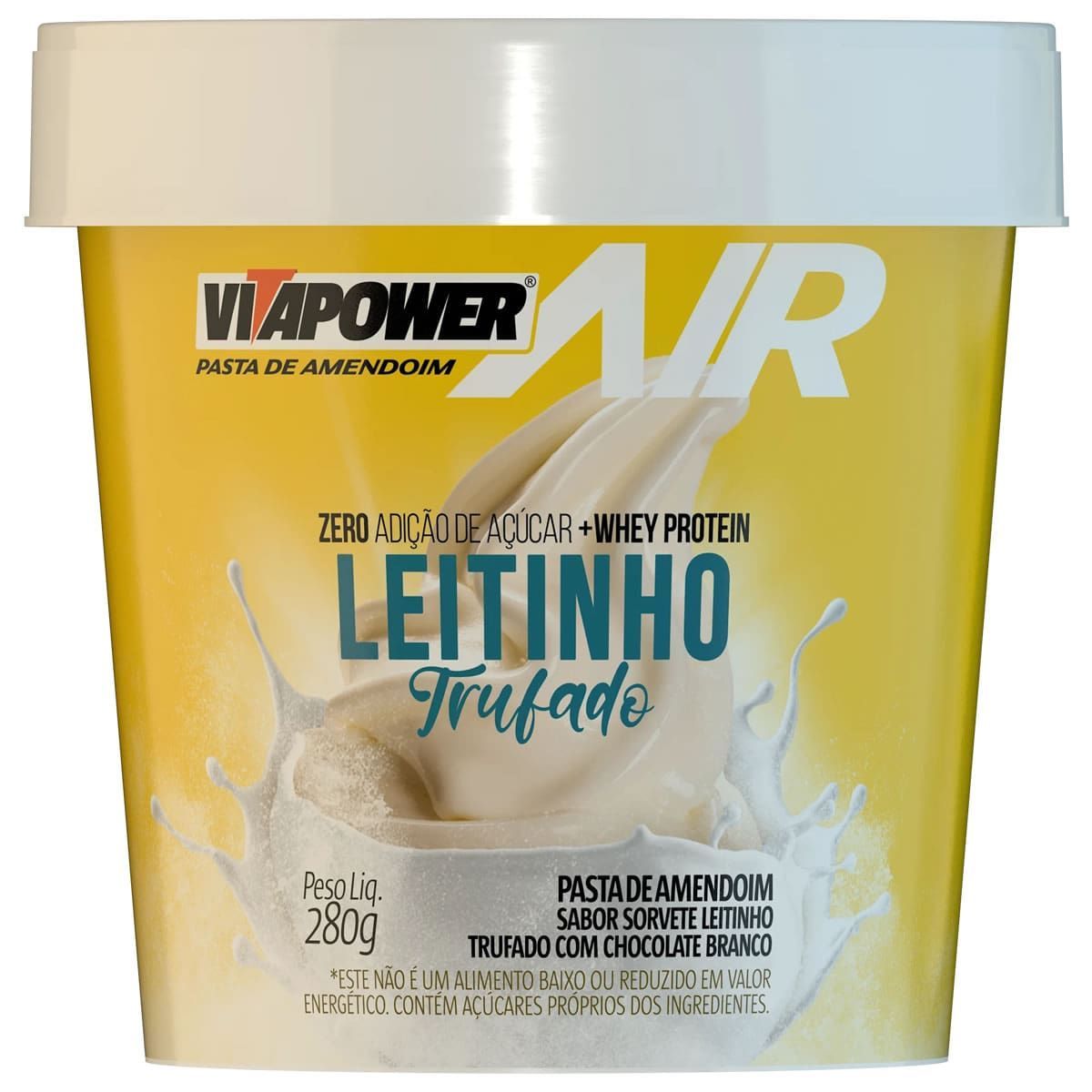 Pasta de Amendoim - 280g Leitinho Trufado - VitaPower Air
