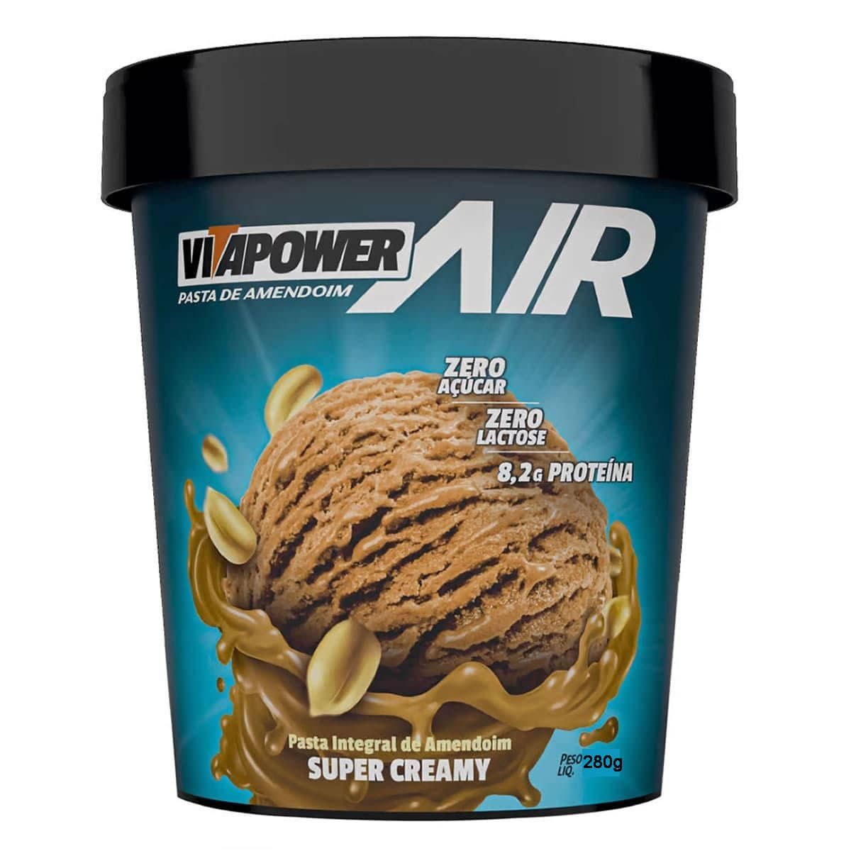 Pasta de Amendoim - 280g Super Creamy - VitaPower Air*** Data Venc. 30/06/2024