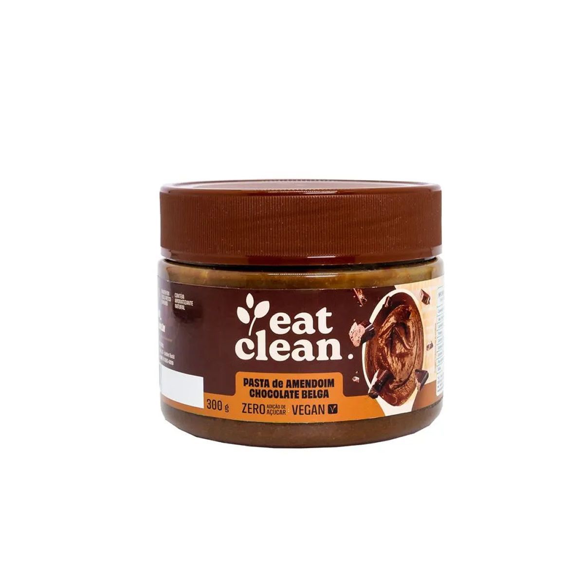 Pasta de Amendoim - 300g Chocolate Belga - Eat Clean*** Data Venc. 09/05/2025