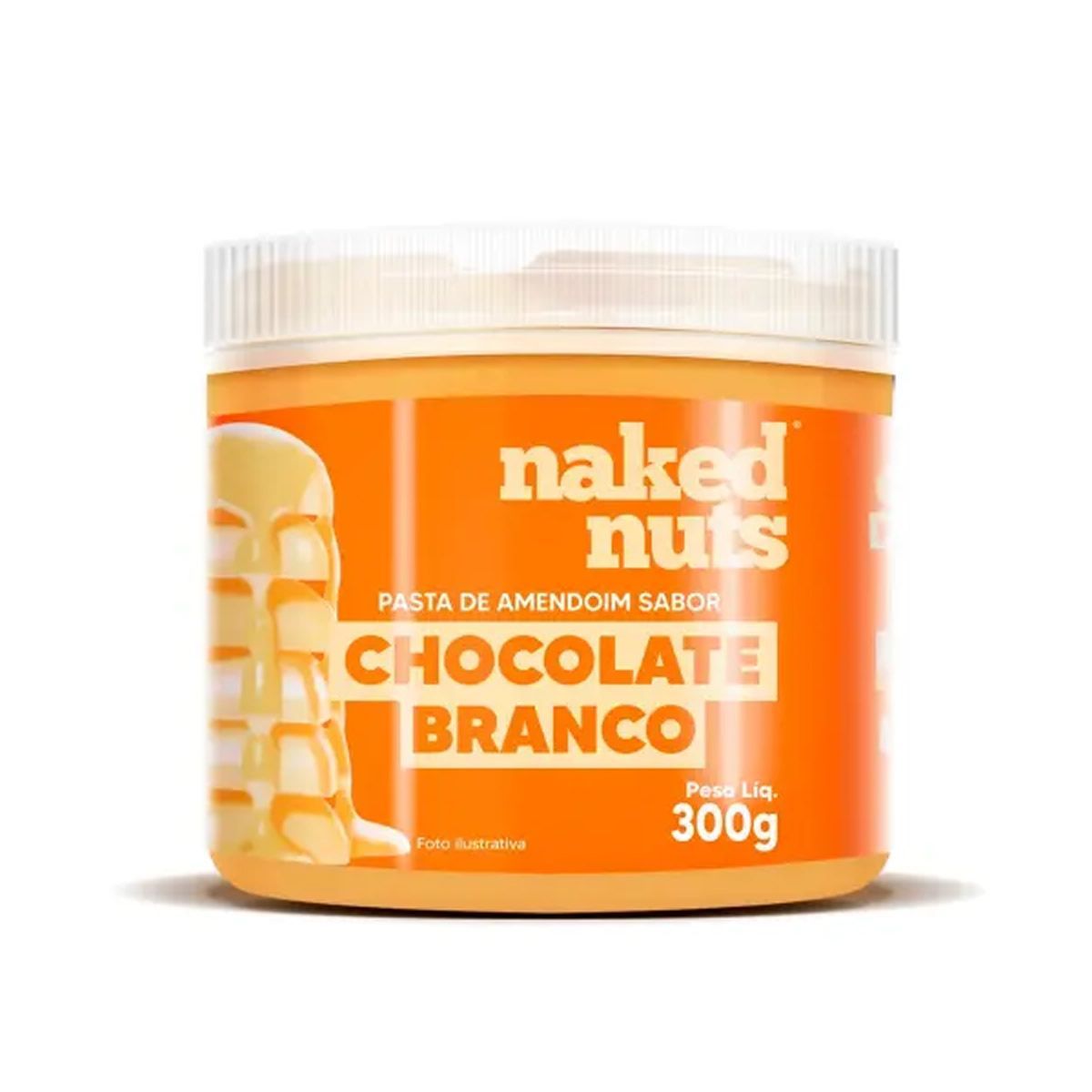 Pasta de Amendoim - 300g Chocolate Branco - Naked Nuts*** Data Venc. 21/06/2025