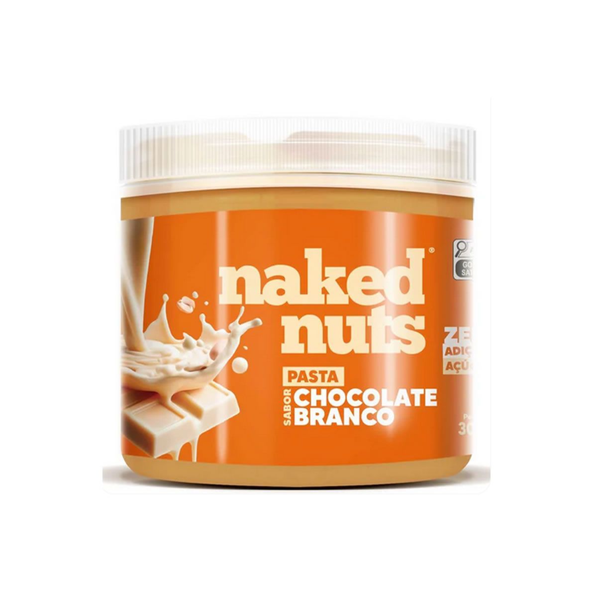 Pasta de Amendoim - 300g Chocolate Branco - Naked Nuts