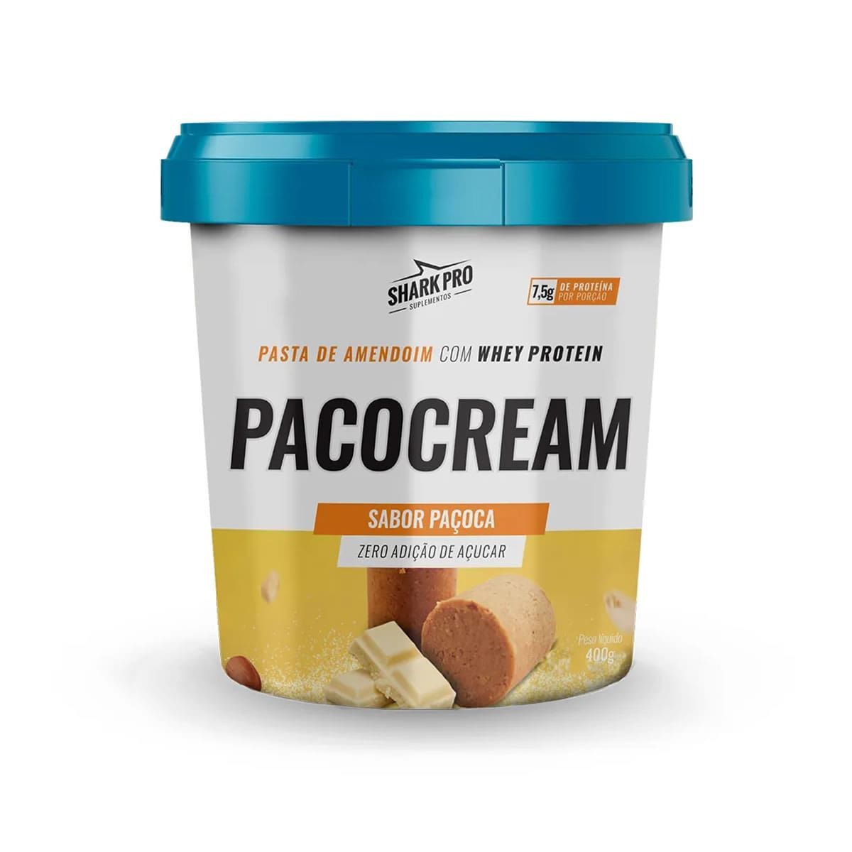 Pasta de Amendoim - 400g Pa�oca - Shark Pro