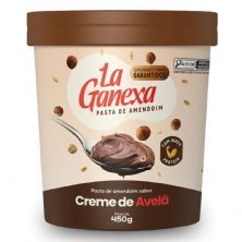 Pasta de Amendoim Com Whey Protein - 450g Creme de Avel� - La Ganexa