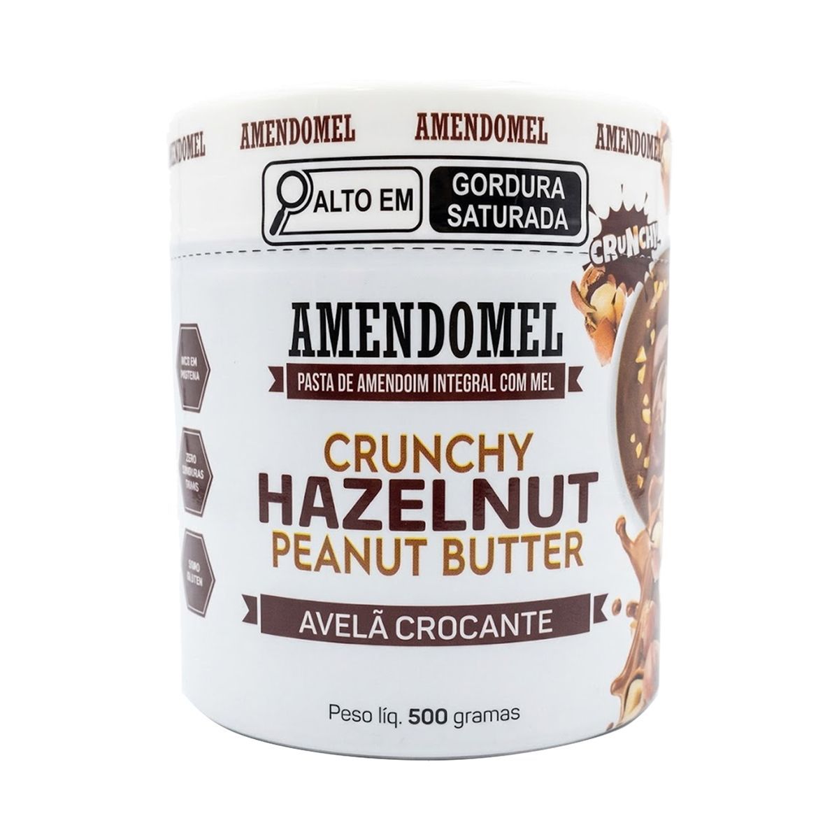 Pasta de Amendoim - 500g  Avel� Crocante - AmendoMel