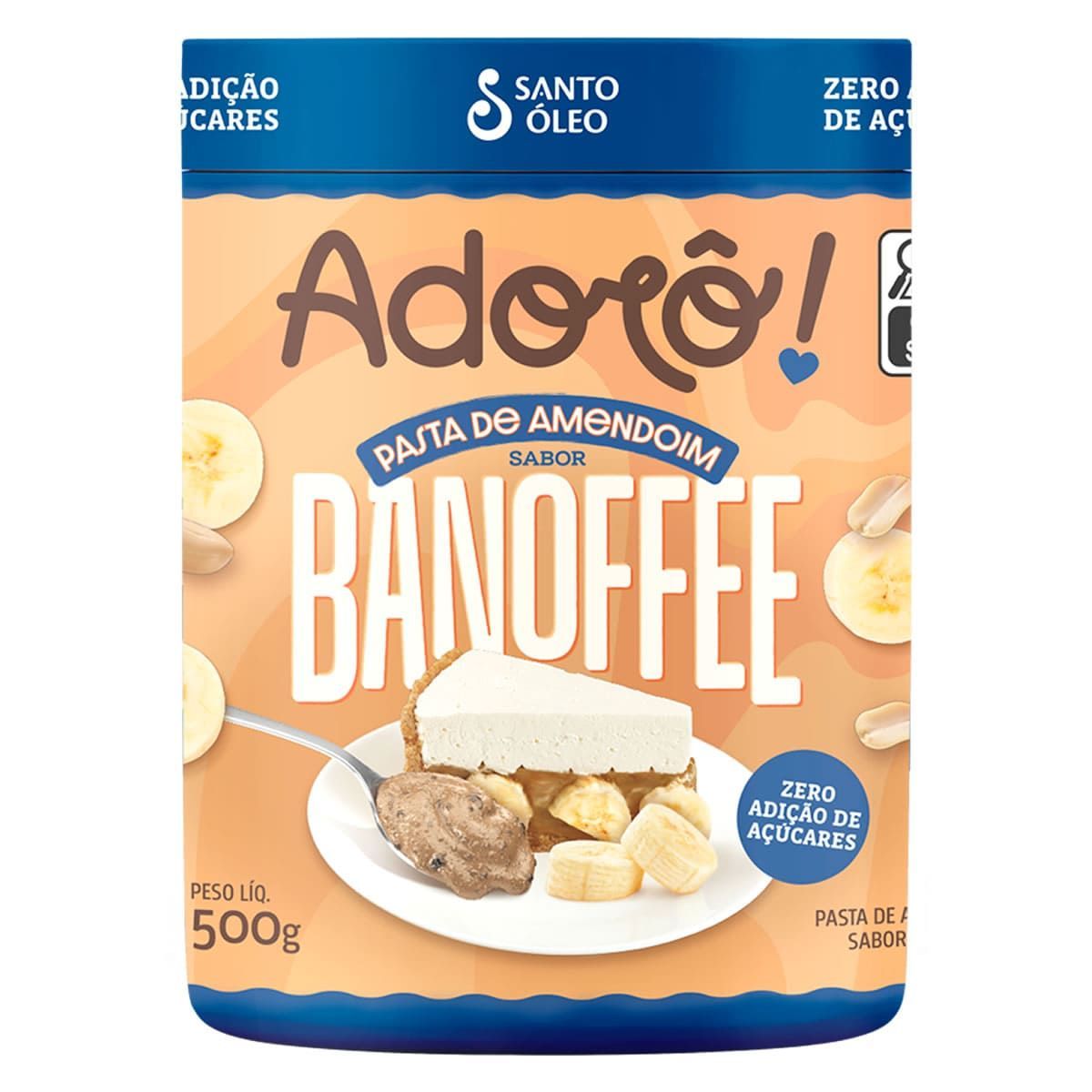 Pasta de Amendoim - 500g Banoffee - Santo �leo*** Data Venc. 26/06/2024