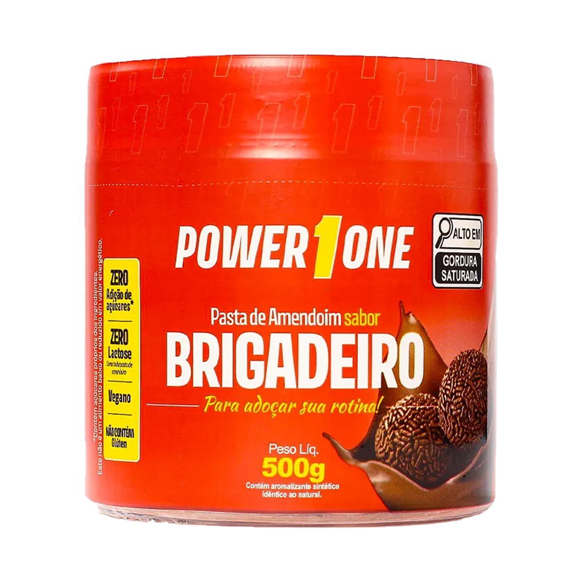 Pasta de Amendoim - 500g Brigadeiro - Power One