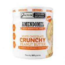 Pasta de Amendoim - 500g Chocolate Branco Crocante - AmendoMel