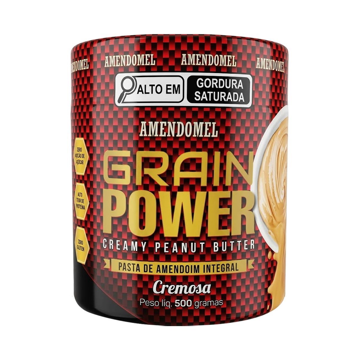 Pasta de Amendoim - 500g Integral - AmendoMel