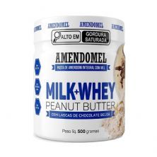 Pasta de Amendoim - 500g Milk Whey Chocolate Belga - AmendoMel