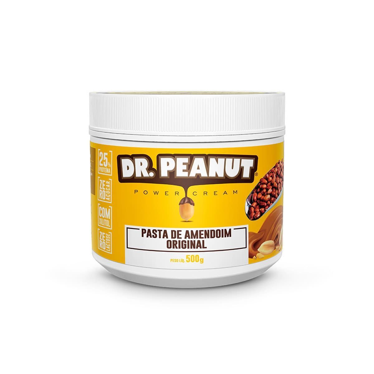 Pasta de Amendoim - 500g Original - Dr. Peanut