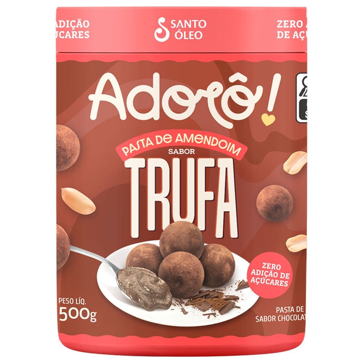Pasta de Amendoim - 500g Trufa - Santo �leo