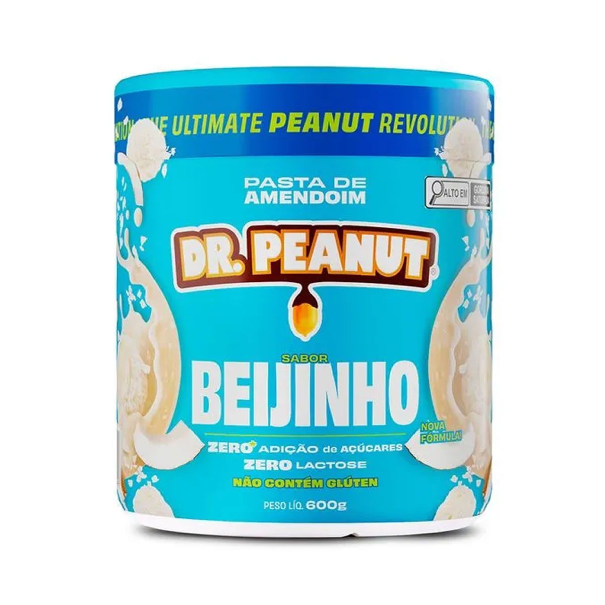 Pasta de Amendoim - 600g Beijinho - Dr. Peanut*** Data Venc. 11/08/2025