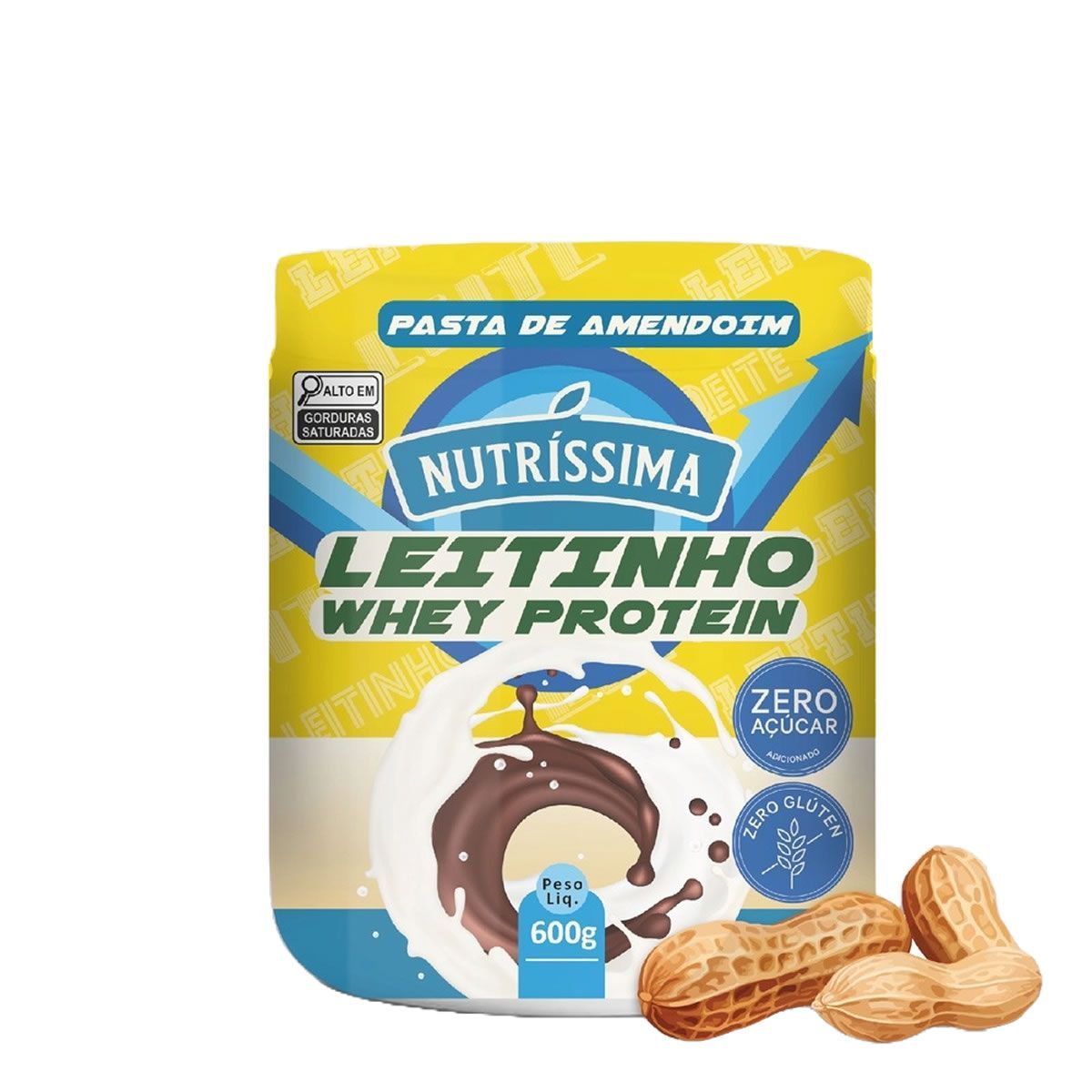 Pasta de Amendoim - 600g Leitinho - Nutr�ssima