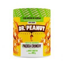 Pasta de Amendoim - 600g Pa�oca Crunchy com Whey Protein - Dr. Peanut