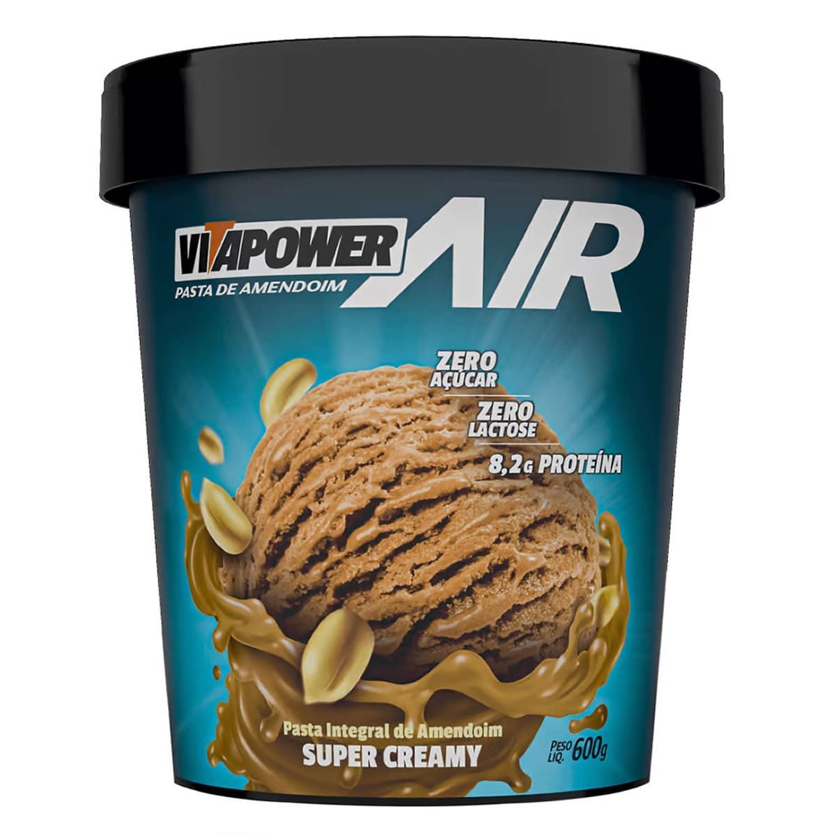 Pasta de Amendoim - 600g Super Creamy - VitaPower Air*** Data Venc. 30/03/2025
