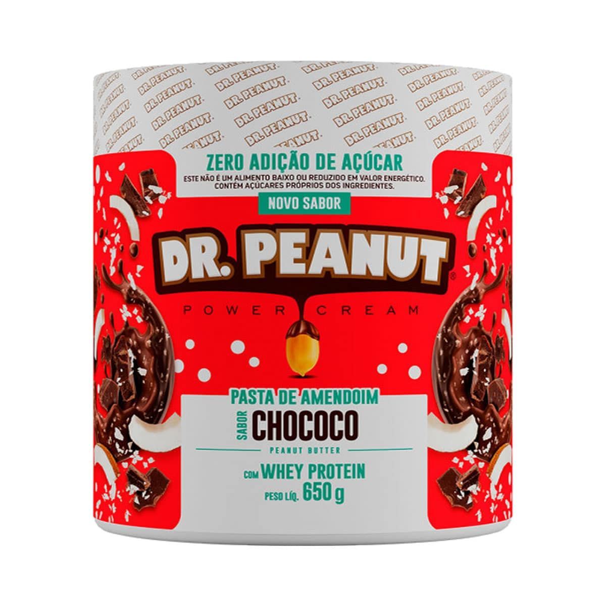 Pasta de Amendoim - 650g Chococo com Whey - Dr. Peanut