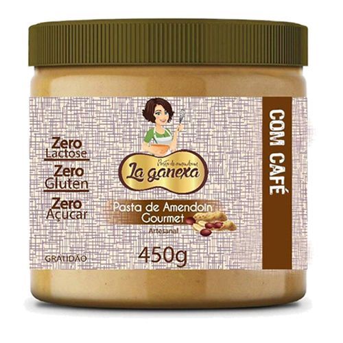 Pasta de Amendoim com Caf� - 450g - La Ganexa