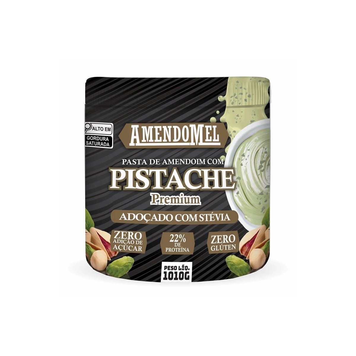 Pasta de Amendoim  - 1010g Pistache - AmendoMel