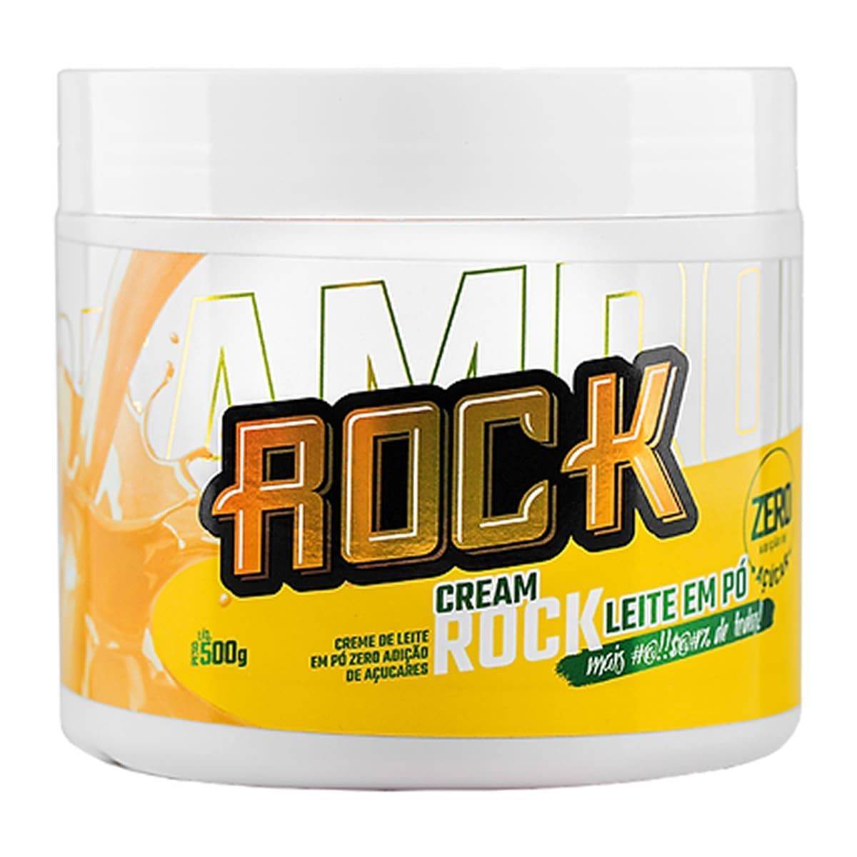 Creme de Amendoim Zero A��car - 500g Leite em P� - Rock Peanut