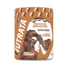 Pasta de Amendoim com Whey - 600g Brownie - Nutrata