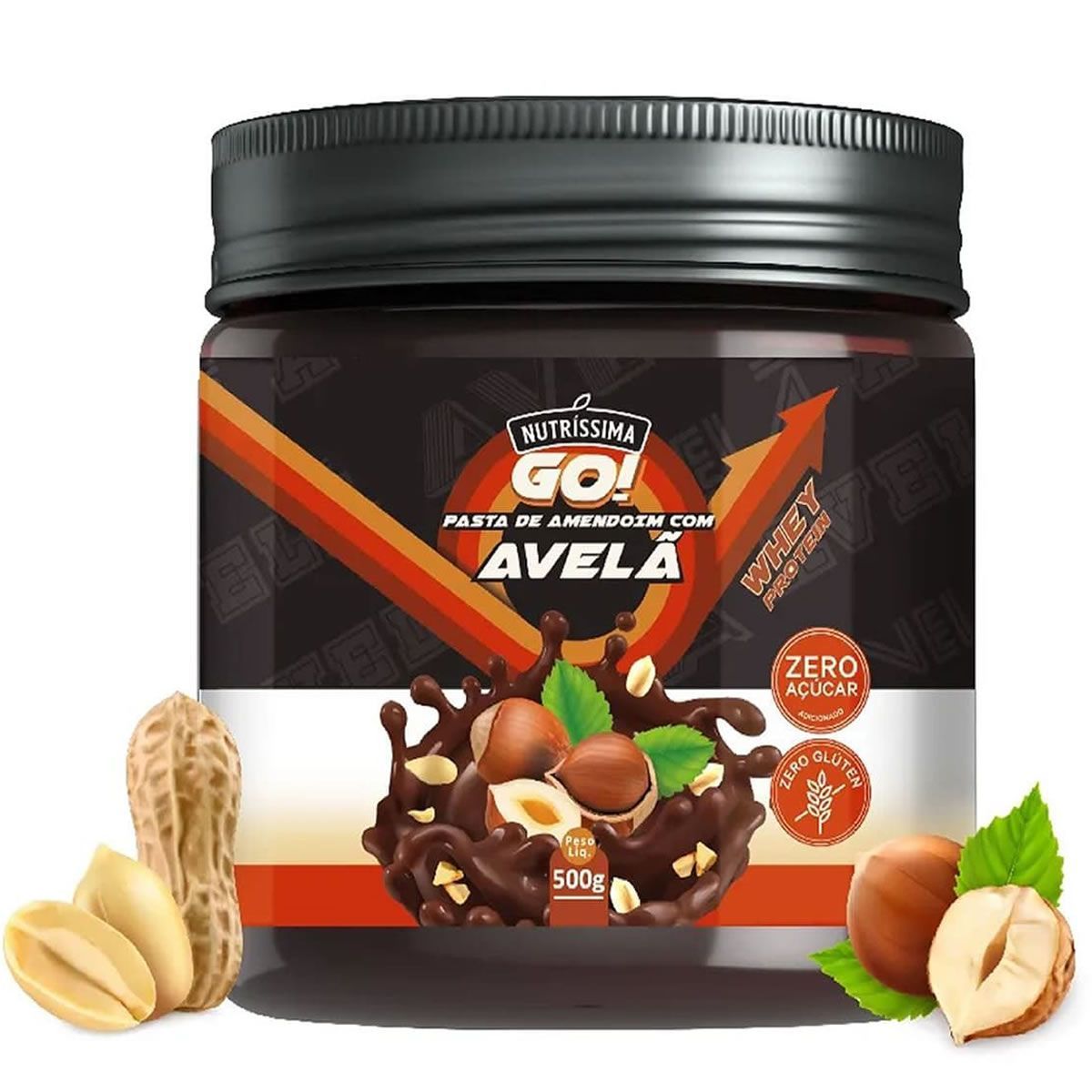 Pasta de Amendoim Go! - 500g Avel� Zero - Nutr�ssima