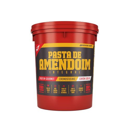 Pasta de Amendoim Integral - 1000g - BodyAction