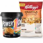Pasta de Amendoim Integral 1000g + Granola Integral 200g Nuts - Kellogg�s