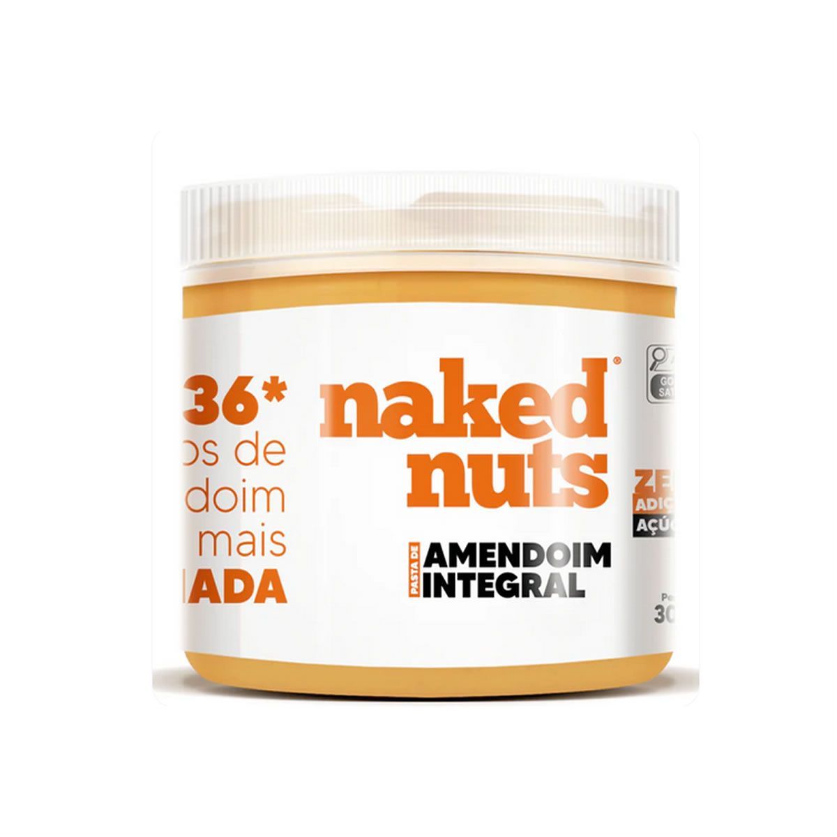 Pasta de Amendoim Integral - 300g - Naked Nuts