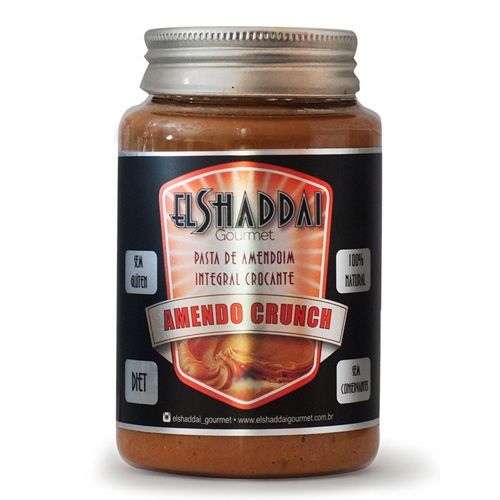 Pasta de Amendoim Integral Crocante 1005g - El Shaddai Gourmet