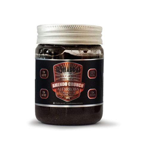 Pasta de Amendoim Integral Crocante com Alfarroba e A��car Mascavo 250g - El Shaddai Gourmet