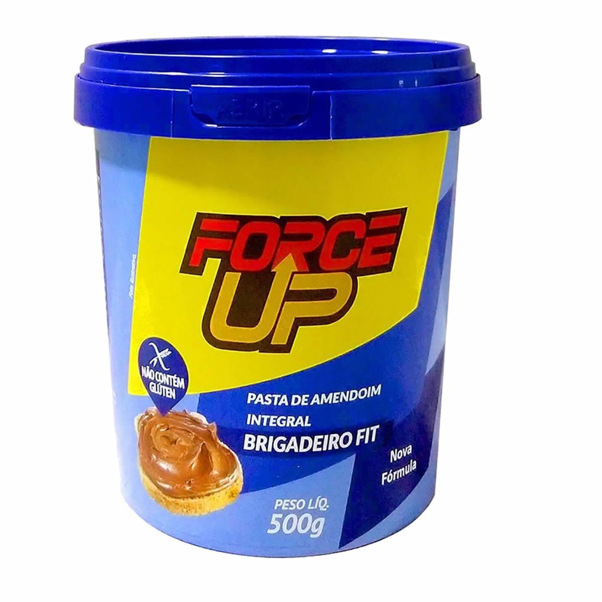 Pasta de Amendoim Integral de Brigadeiro Fit - 500g - Force UP*** Data Venc. 12/07/2021