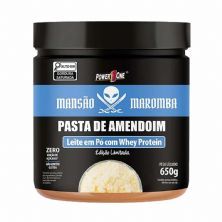 Pasta de Amendoim Mans�o Maromba - 650g Leite em P� com Whey - Power One