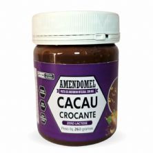 Pasta de Amendoim - 260g Cacau Crocante - Amendomel