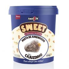 Pasta de Amendoim Sweet - 500g Cajuzinho - Power One